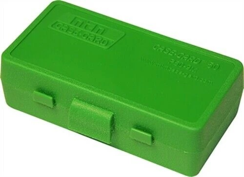 BOITE MTM POUR 50 MUNITIONS 25ACP/32LC VERTE P50-32-10