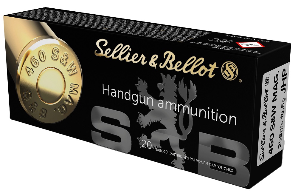 CARTOUCHES S&B 460 S&W MAG JHP 255grs 16,5g V312242*