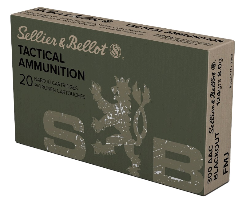 CARTOUCHES SB 300 AAC BLACKOUT FMJ 8G