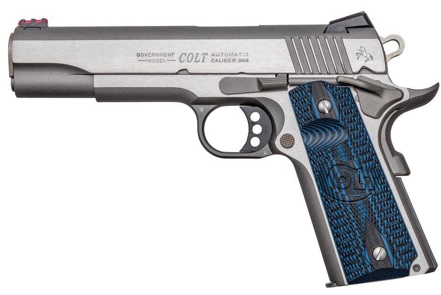 PISTOLET COLT COMPETITION 5&Prime; INOX BROSSE 9X19 O1072CCS*
