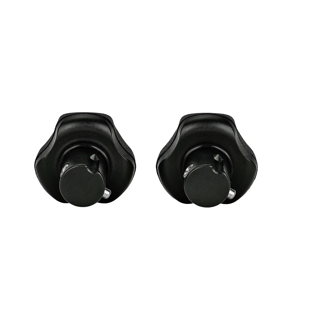 PIEDS EN CAOUTCHOUC POUR BIPIEDS MDT CKYE-POD MEDIUM BLK  114030-BLK+