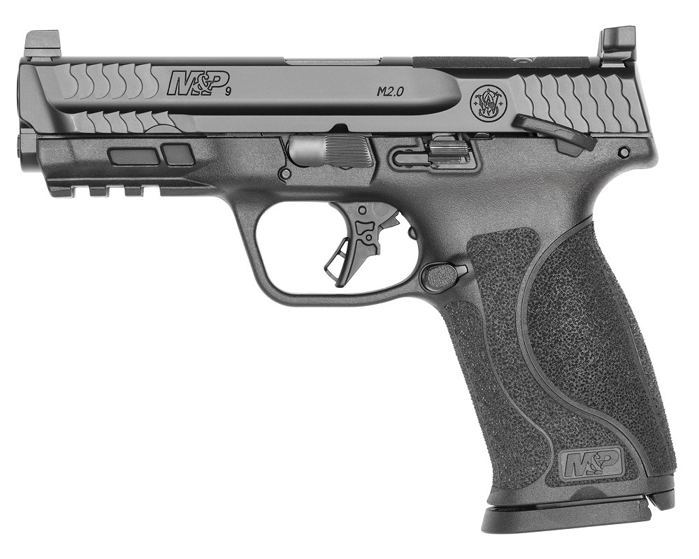 PISTOLET S&W M&P9 M2.0 OR THUMB SAFETY BLACK 4,25&Prime; 17MD SF 13567*