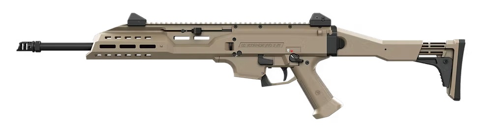 CARABINE SA CZ SCORPION EVO3 S1 CARBINE FDE cal.9×19 – COMPENSATEUR*