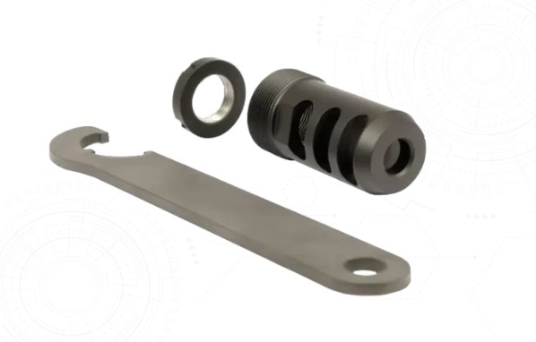 CACHE FLAMME CADEX MX2 AVEC FILETAGE SILENCIEUX (5/8-24) 3850-228-ST+
