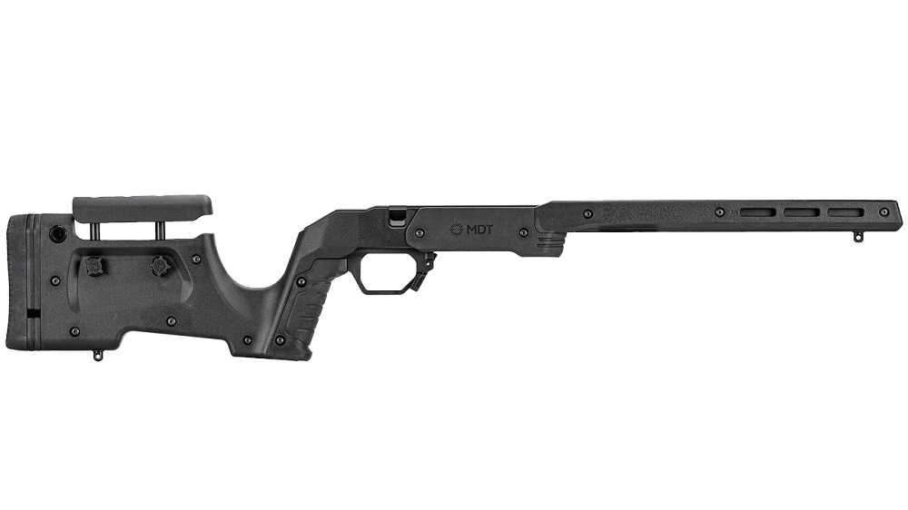 CHASSIS MDT XRS HOWA 1500 LA RH BLK + 114034-BLK+