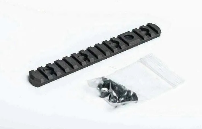 RAIL MDT Picatinny Rail with QD Sling Cup 5&Prime; » 102215-BLK+ 102215-BLK+