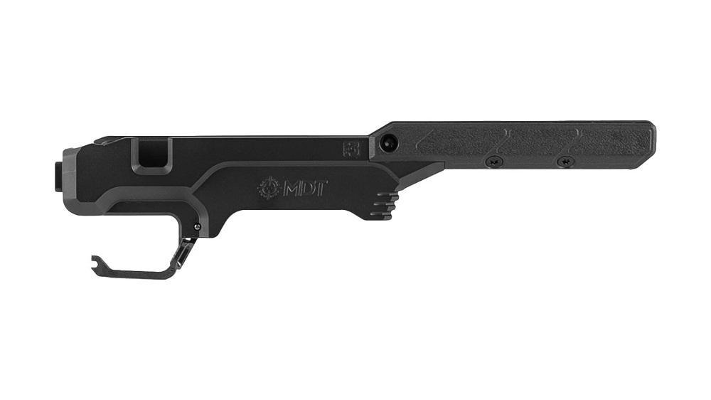 CHASSIS BASE MDT LSS GEN3 RUGER M77 SA RH BLK 114619-BLK+