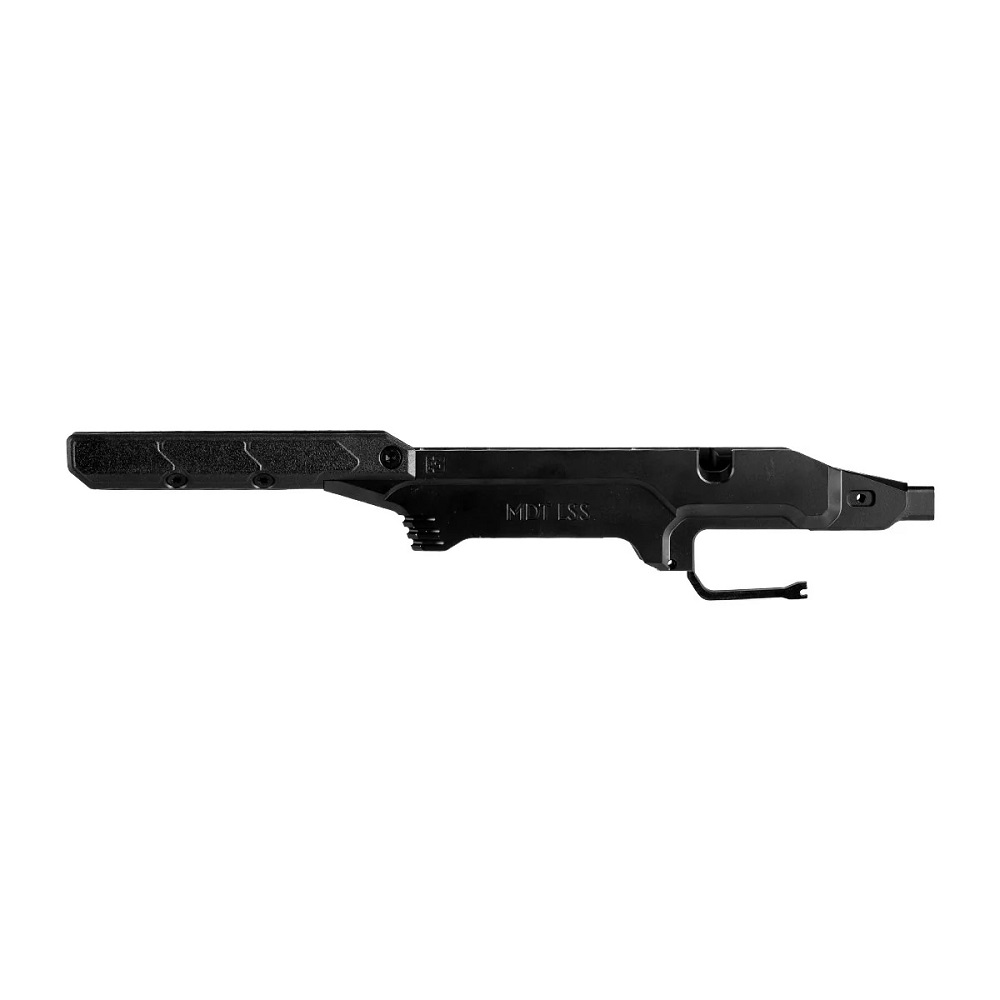 CHASSIS BASE MDT LSS GEN3 RUGER AMERICAN SA LH BLK 114607-BLK+