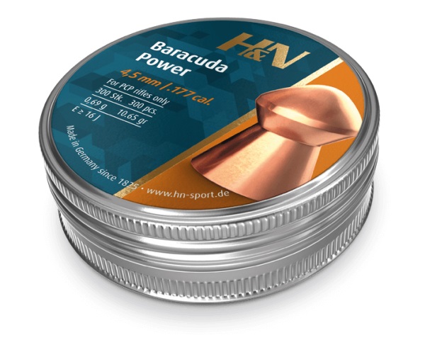 BALLES HN 4.5 BARACUDA CUIVRE POWER POINTU (0.69GR) x300+