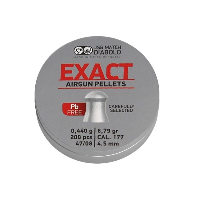 BOITE DE 200 PLOMBS JSB EXACT LEAD FREE CAL.4.5 1004-02-200