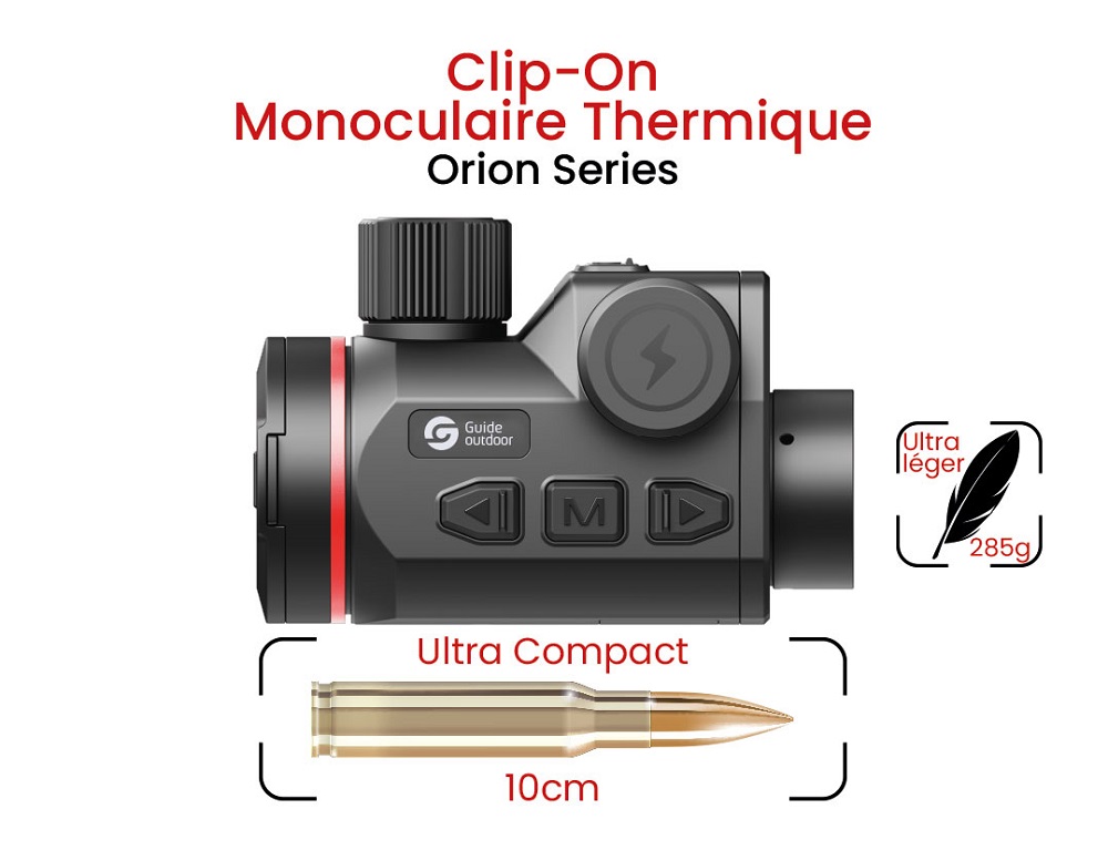 CLIP-ON THERMIQUE GUIDE SENSMART 640×512 15mk 35mm APEX ORION O635CS