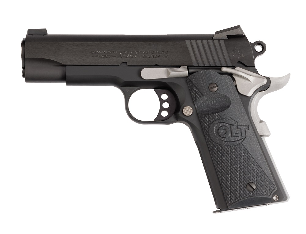 PISTOLET COLT NIGHT COMMANDER 45 ACP 4,25&Prime; CERAKOTE BLUED O4840NC*