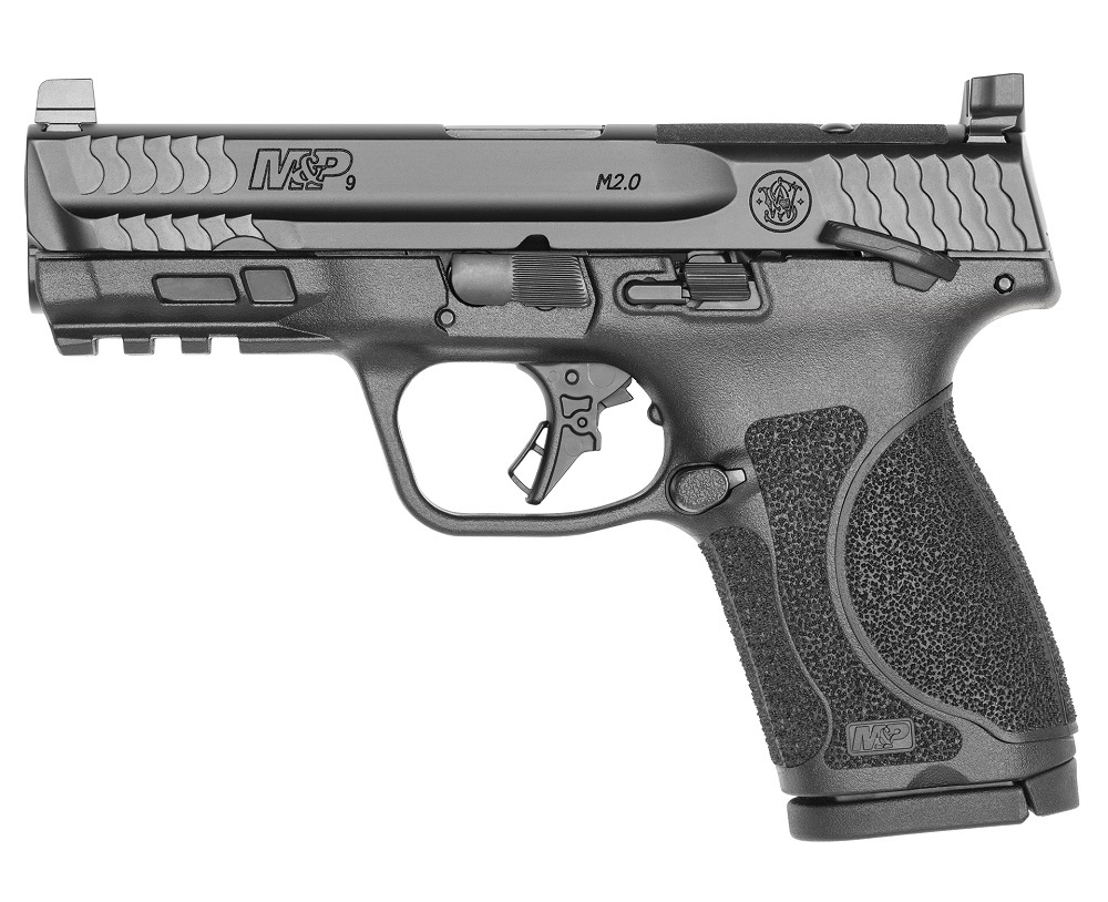 PISTOLET S&W M&P 9COMP M2.0 OR THUMB SAFE BLK 9×19 4&Prime; 15RD SF 13568*