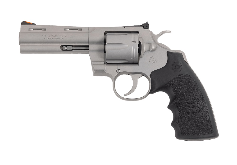 REVOLVER COLT PYTHON 357 MAG 4,25&Prime; MATTE STAINLESS PYTHON-SM4RTS*