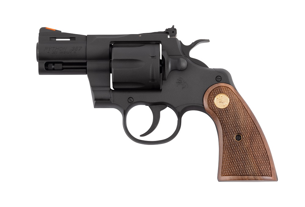 REVOLVER COLT PYTHON 357 MAG 2,5&Prime; MATTE BLUED PYTHON-BM2WTS*