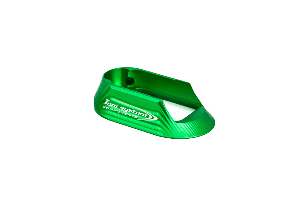 PUITS DE CHARGEUR ALU TONI SYSTEM CZ SHADOW 1 GREEN MCZ1-GR+