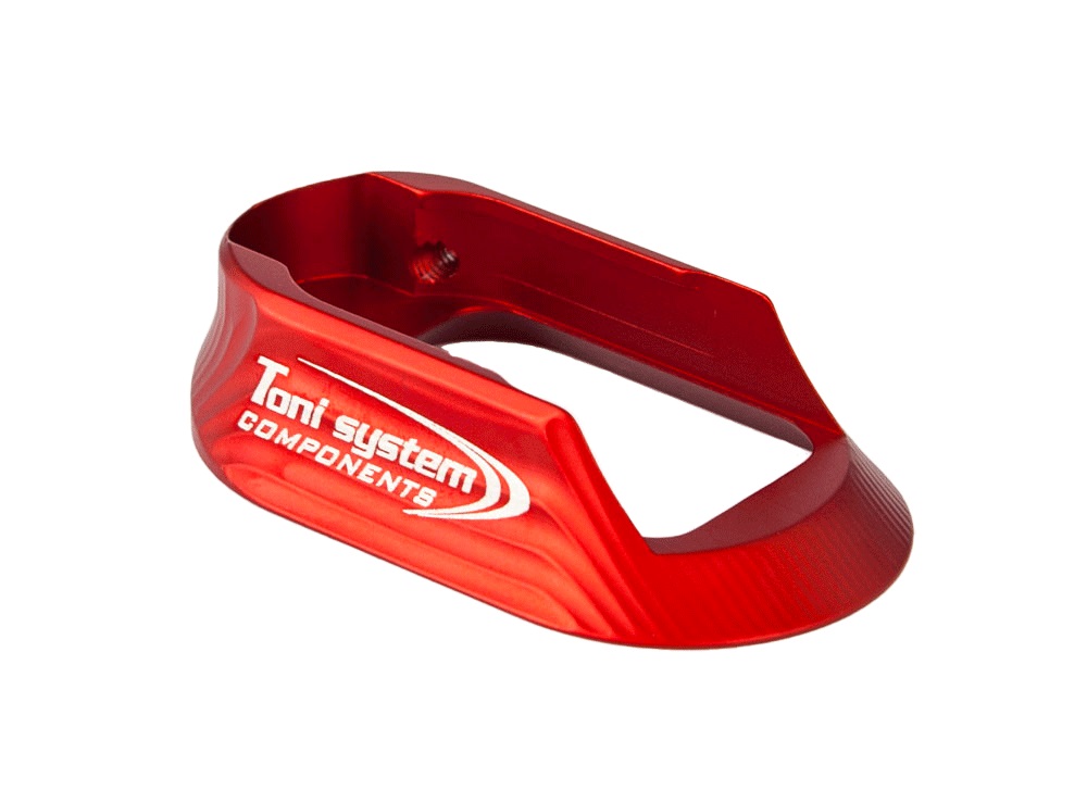 PUITS DE CHARGEUR ALU TONI SYSTEM CZ SHADOW 2 ROUGE MCZ2-RE+