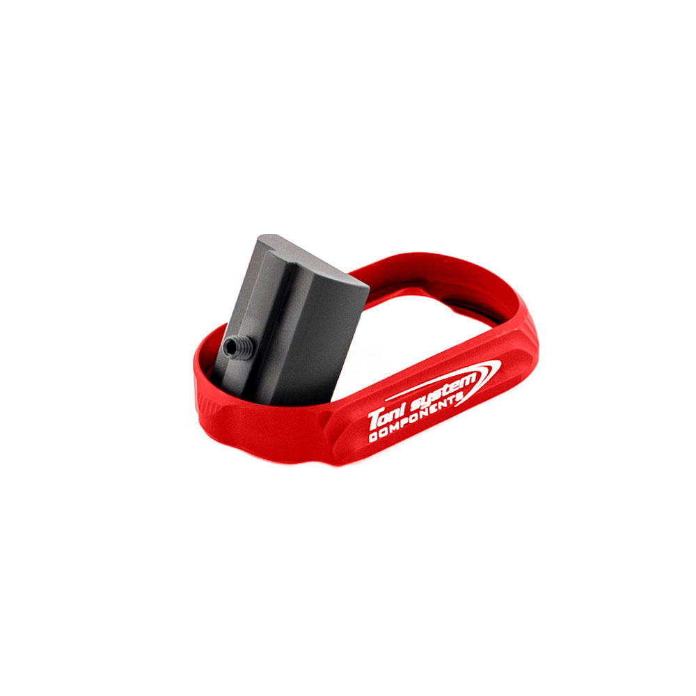 PUITS DE CHARGEUR TONI SYSTEM GLOCK 19X 39,5mm ROUGE MGL19X-RE+
