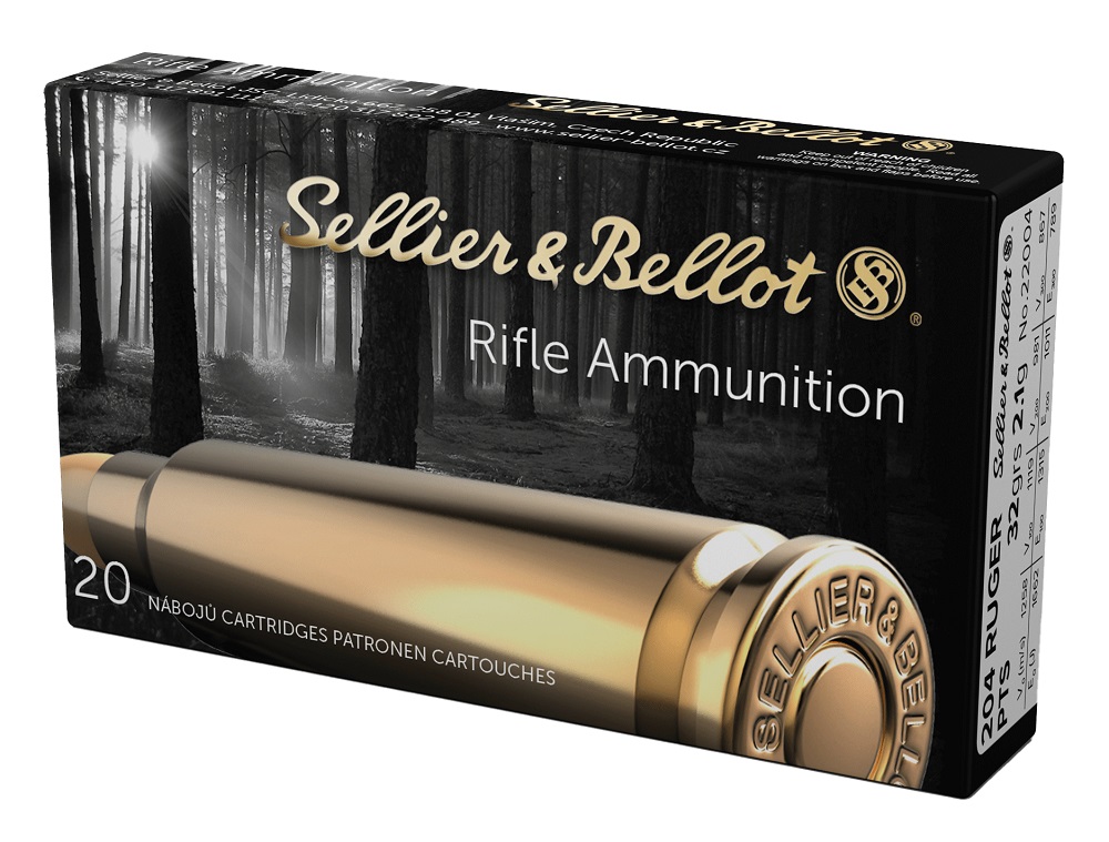 CARTOUCHES SB 204 RUGER PTS 32.3GRS/2.1G