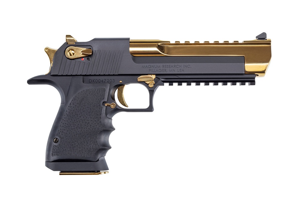 PISTOLET DESERT EAGLE ALU BLACK&GOLD CAL.44 MAG 6 » DE44BATG*