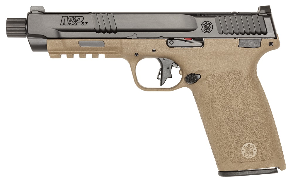 PISTOLET S&W M&P5.7 TWO-TONE NO THUMB SAFETY CAL 5.7x28MM 14078*