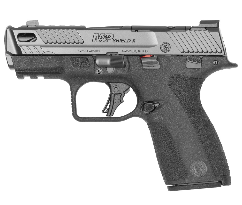 PISTOLET S&W M&P9 SHIELD X PC CARRY COMP TS 9×19 3.6&Prime; 13/15RDS 14270*