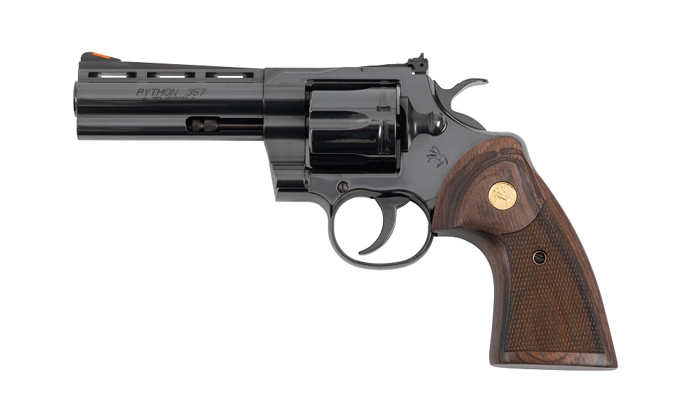 REVOLVER COLT PYTHON 357 MAG 4,25&Prime; BLUED PYTHON-BP4WTS*